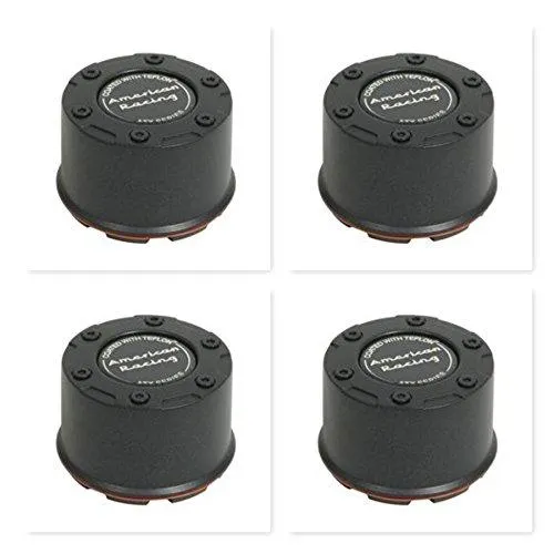 4 Pack American Racing Center Caps 1307106017 3.07 CENTER BORE