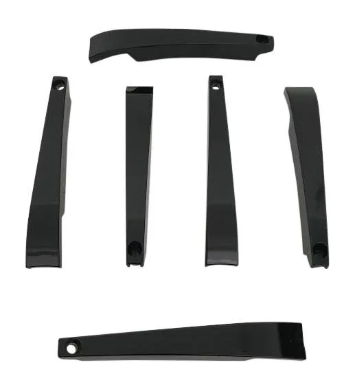 Akuza Wheels EMR712-2085-XJ LG0610-55 Black Wheel Inserts Set of 6
