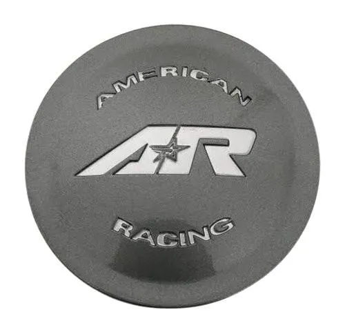 American Racing 57171875F-1 AR887CAP Dark Grey Center Cap