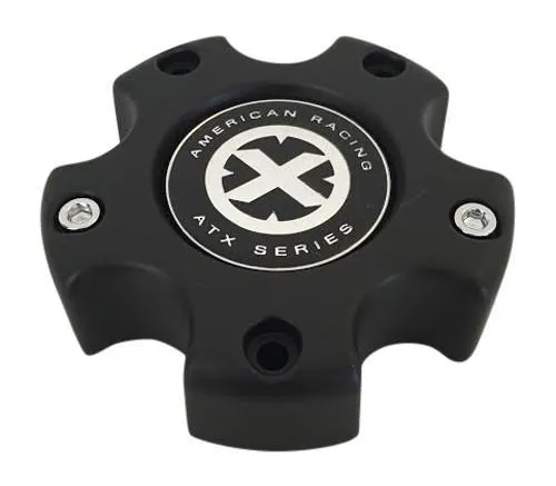 American Racing ATX AX845L121 CAP M-733 S1010-09 Black Wheel Center Cap