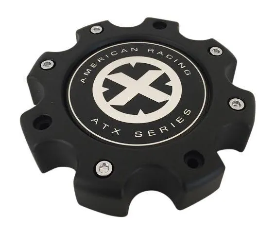 American Racing ATX M-736BK09 CAP M-736 Black Wheel Center Cap