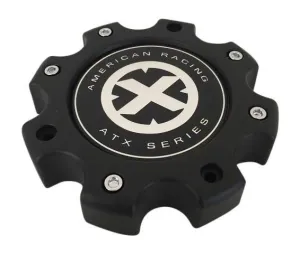 American Racing ATX M-736BK09 CAP M-736 Black Wheel Center Cap
