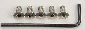 American Racing Wheels 970076 Replacement Cap Screw Set - 5 Screws & Key
