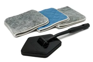 AUTOFIBER Reacher Glass Kit Smooth Glass Flip Towels & Reacher Extension Tool