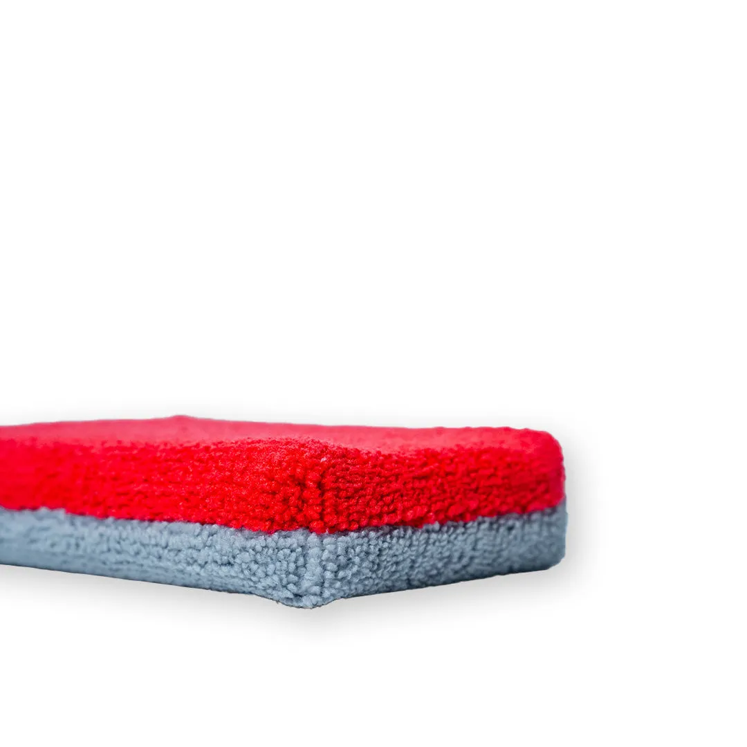 AUTOFIBER Thin Saver Applicator Terry Microfiber Coating Applicator Sponge w/ Plastic Barrier
