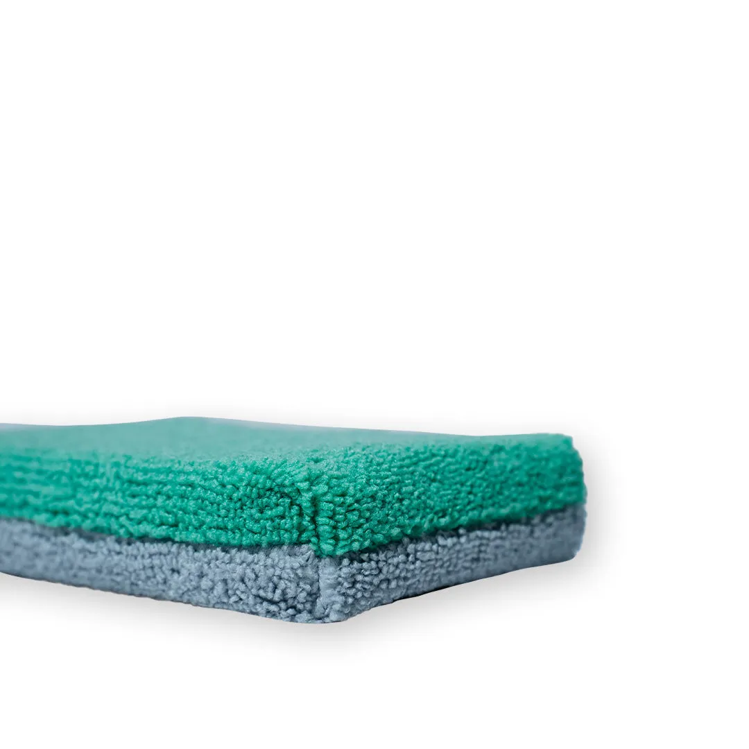 AUTOFIBER Thin Saver Applicator Terry Microfiber Coating Applicator Sponge w/ Plastic Barrier