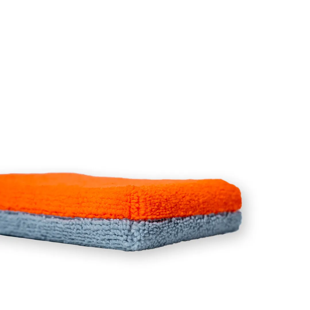 AUTOFIBER Thin Saver Applicator Terry Microfiber Coating Applicator Sponge w/ Plastic Barrier
