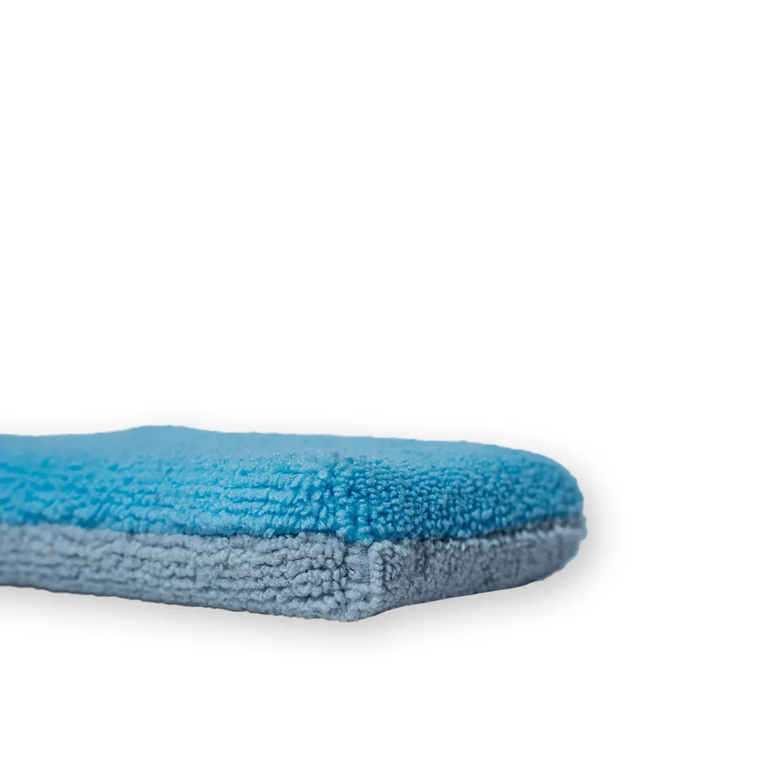 AUTOFIBER Thin Saver Applicator Terry Microfiber Coating Applicator Sponge w/ Plastic Barrier