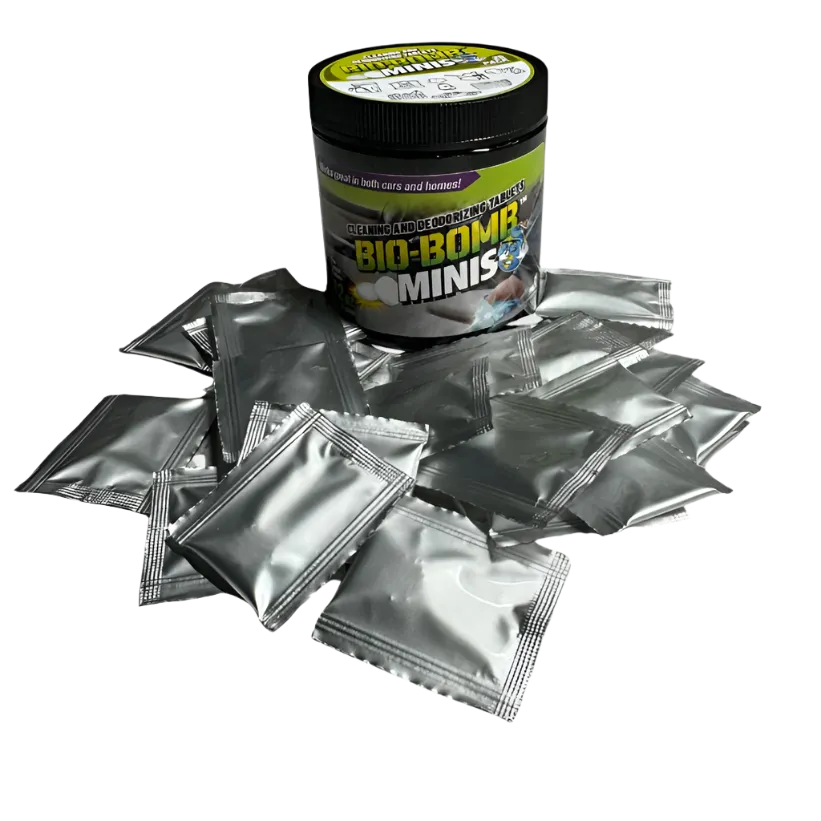 BIO BOMB Mini Dissolvable Cleaning & Deodorizing Tablets