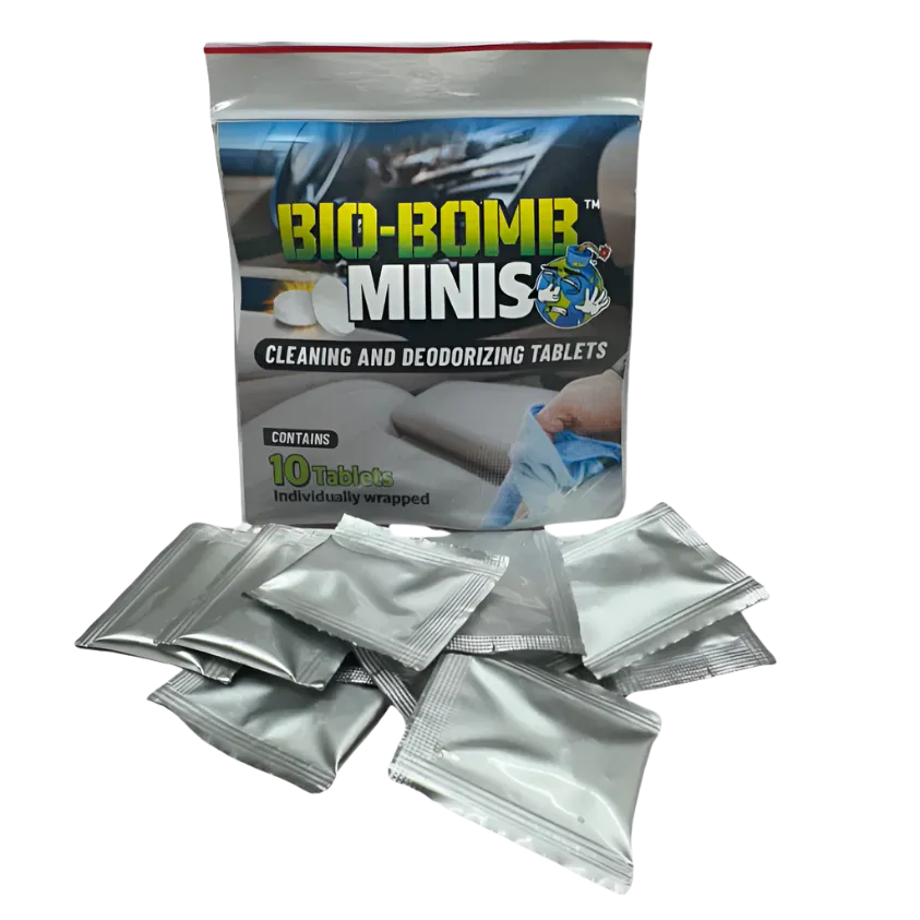BIO BOMB Mini Dissolvable Cleaning & Deodorizing Tablets