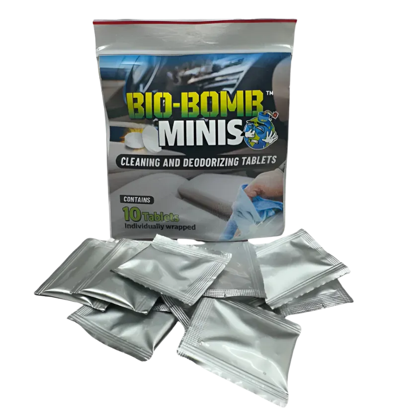 BIO BOMB Mini Dissolvable Cleaning & Deodorizing Tablets