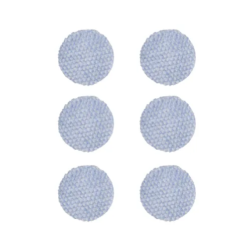 BUFF AND SHINE Blue/White 100% Knitted Wool Blue Foam Interface (Edge Bevel) Cutting