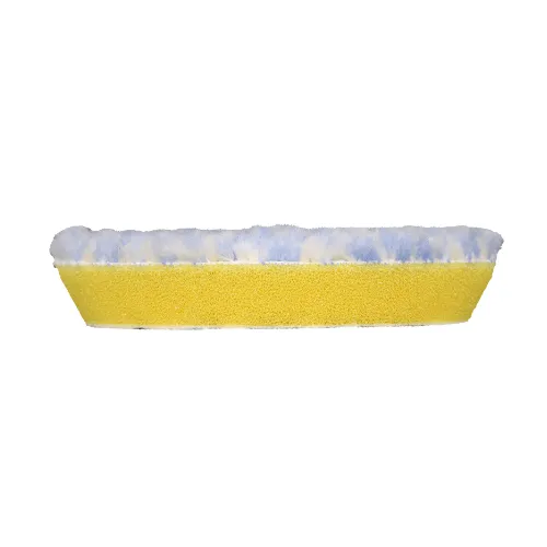 BUFF AND SHINE Blue/White 100% Knitted Wool Blue Foam Interface (Edge Bevel) Cutting