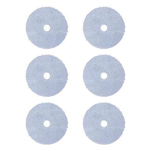 BUFF AND SHINE Blue/White 100% Knitted Wool Blue Foam Interface (Edge Bevel) Cutting