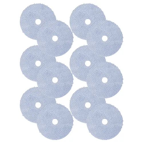 BUFF AND SHINE Blue/White 100% Knitted Wool Blue Foam Interface (Edge Bevel) Cutting