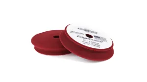 BUFF AND SHINE EdgeGuard Foam Pad, Maroon, Medium Cut, 5" (2 pack)