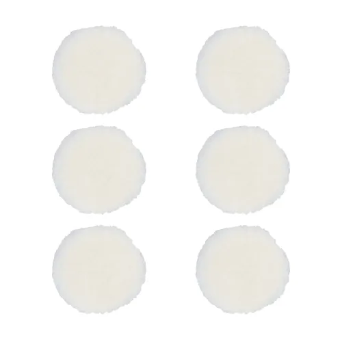 BUFF AND SHINE Natural 100% Knitted Wool Blue Interface (Edge Bevel) Soft Cut Pads