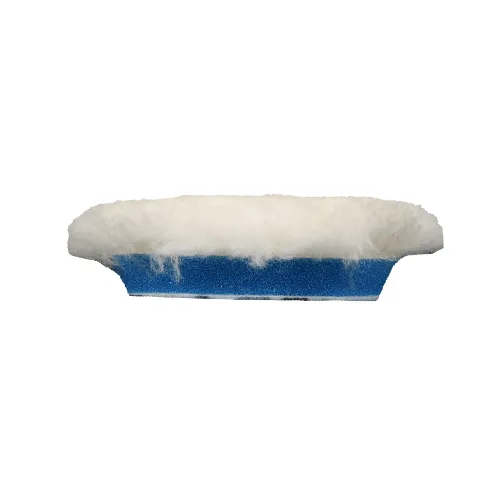 BUFF AND SHINE Natural 100% Knitted Wool Blue Interface (Edge Bevel) Soft Cut Pads