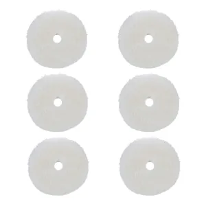 BUFF AND SHINE Natural 100% Knitted Wool Blue Interface (Edge Bevel) Soft Cut Pads