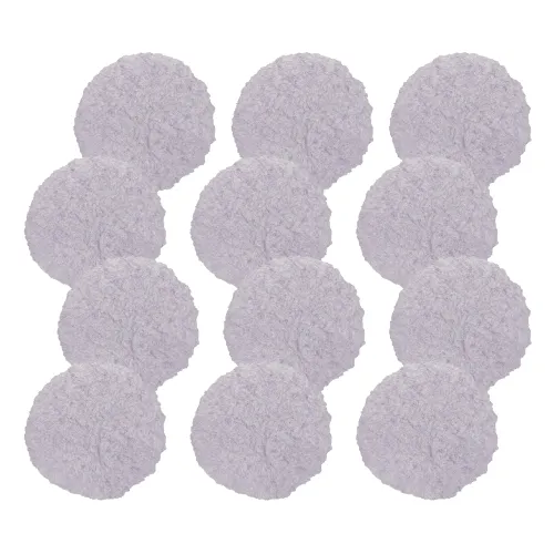 BUFF AND SHINE Purple 100% Knittted Wool Blend Cutting Pads