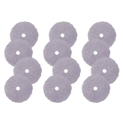 BUFF AND SHINE Purple 100% Knittted Wool Blend Cutting Pads