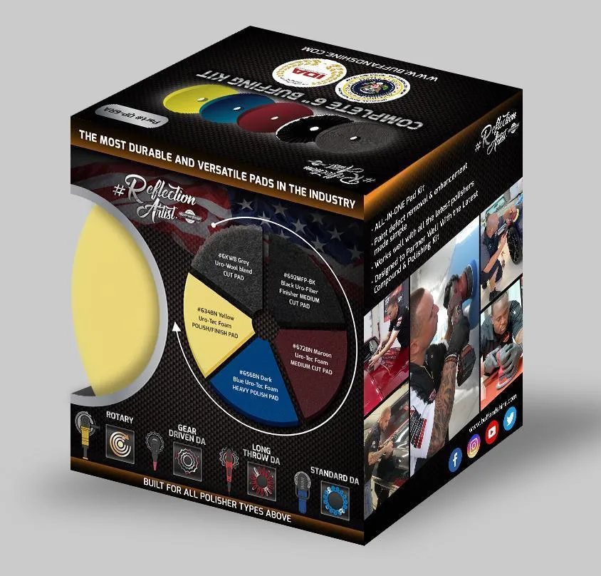 BUFF AND SHINE Reflection Artist Complete Buffing Pads Kit