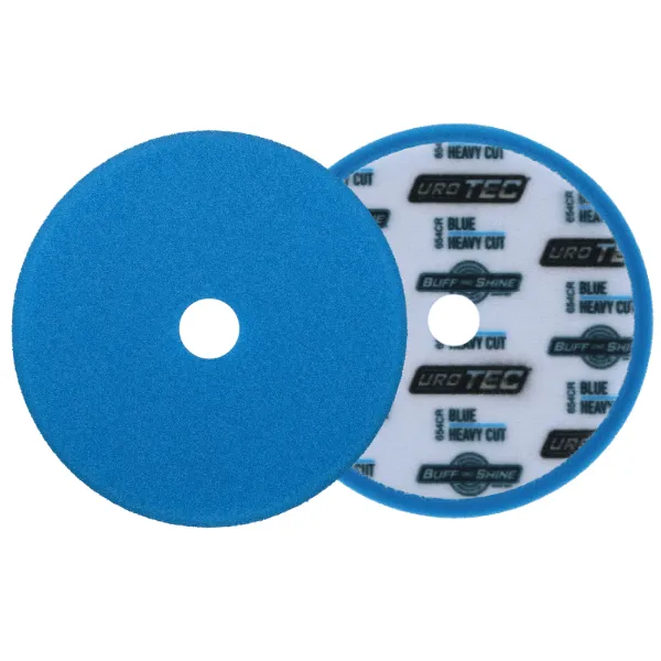 BUFF AND SHINE Uro-Tec Coarse Blue Heavy Cutting Foam Pad