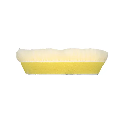 BUFF AND SHINE Yellow Knitted Wool Dark Yellow Foam Interface (Edge Bevel) Polishing Pad