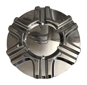 DIP Poison D61 C10D61 C-101 Chrome Wheel Center Cap