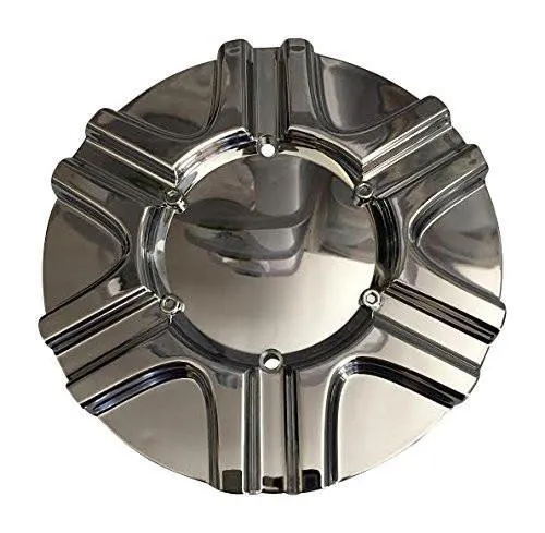 DIP Poison D61 C10D61 C-101 Chrome Wheel Center Cap