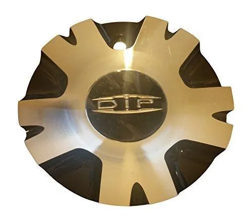 DIP Wheels C534804B-M Black Wheel Center Cap