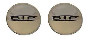 DIP Wheels Replacement Center Cap Logo Stickers 2 9/16 or 66MM 2 Pack