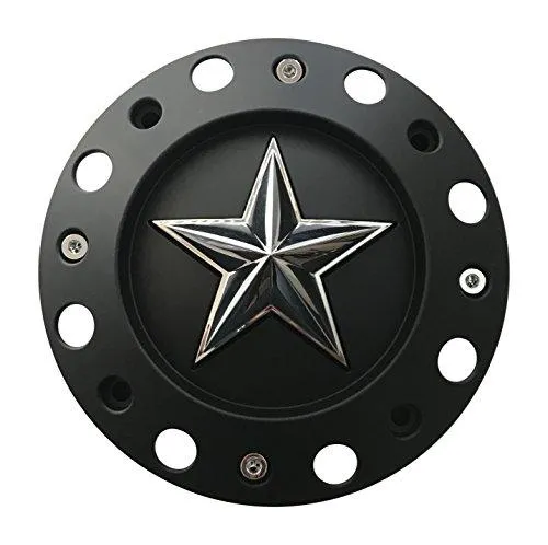 KMC XD Series 1000775B Matte Black Wheel Center Cap
