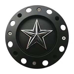 KMC XD Series 1000775B Matte Black Wheel Center Cap