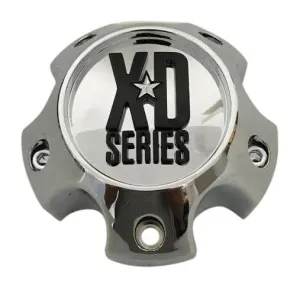 KMC XD Series 1079L121 A0181 LG0611-30 Chrome Wheel Center Cap Fits 5x127 Bolt Pattern