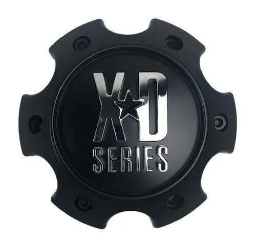 KMC XD Series 1079L140SGB-H34 CAP-S123L140 Satin Black Center Cap