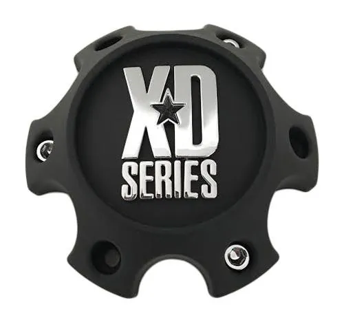 KMC XD Series 309B1143-6H 309B114.3-6H-YB001 FD08056 Black Center Cap