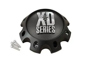 KMC XD Series 441 796 797 798 8 Lug Matte Flat Black Short Center Cap 309B170-8H