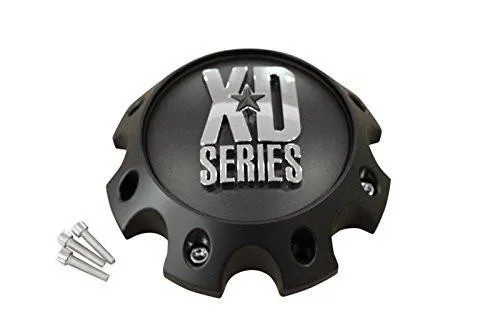 KMC XD Series 441 796 797 798 8 Lug Matte Flat Black Short Center Cap 309B170-8H