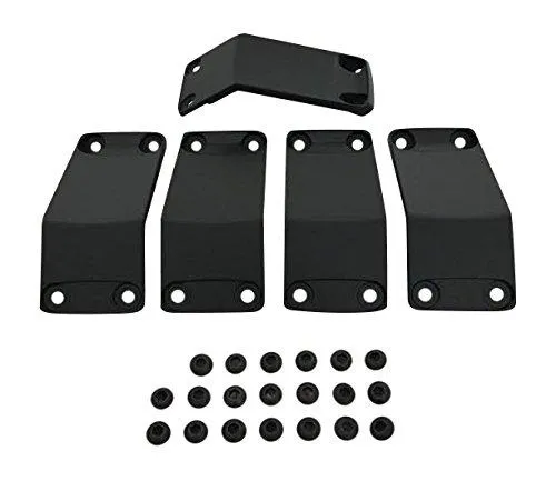 KMC XD Series Rockstar 2 811FIN29018ABS Black Wheel Inserts 20x9 Set of 5