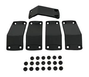 KMC XD Series Rockstar 2 811FIN78010ABS Black Wheel Inserts 17x8 Set of 5