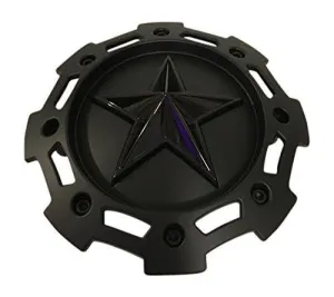 KMC XD Series Rockstar 2 SC-205 S1403-09 Black on Black 5 and 6 Lug Center Cap