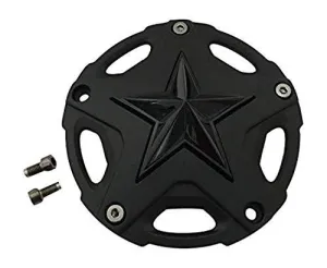 KMC XD Series Rockstar 3 827CAPMB-GB-1 T116L188 S1604-11 Matte Black Center Cap Gloss Black Star