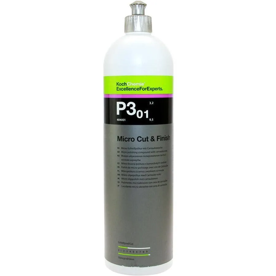KOCH CHEMIE Micro Cut & Finish P3.01 High-Gloss Polish and Sealant in One Step
