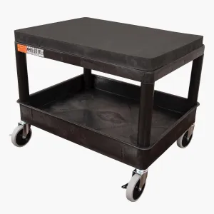 LUXOR Mobile Mechanic's Seat - Black