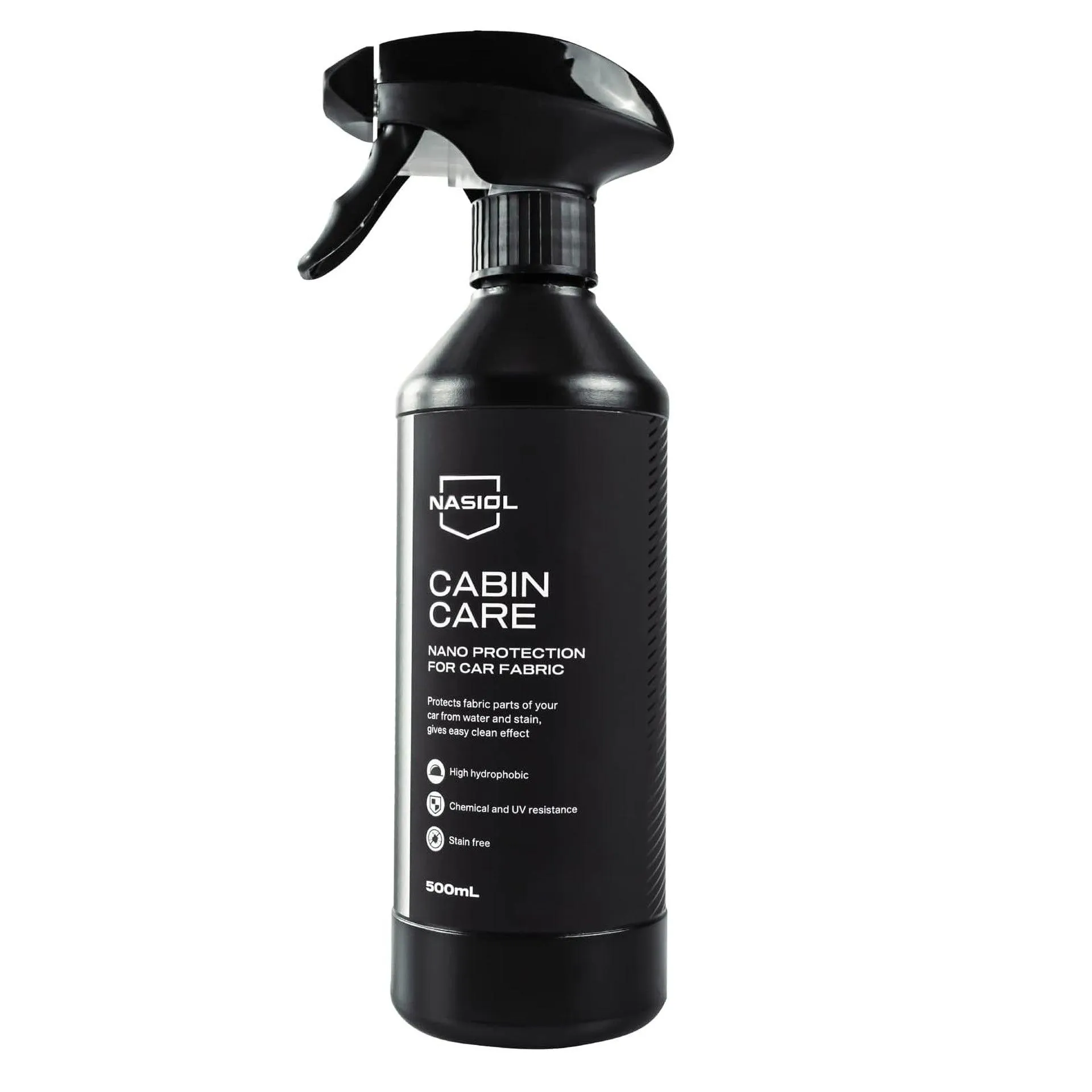 Nasiol CabinCare Fabric Interior Protectant for Automotive Upholstery & Carpet Long-Lasting Hydrophobic Protection for Seats, Carpets & Convertible Tops
