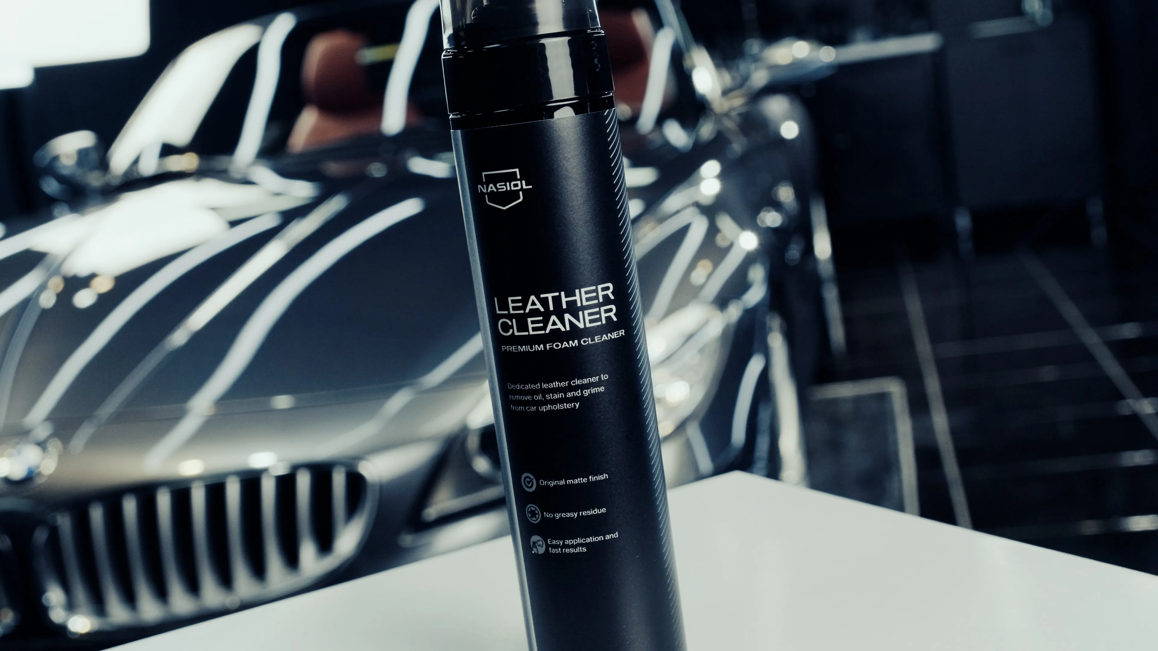 Nasiol Leather Cleaner Premium Foam Cleaner for All Leather Surfaces