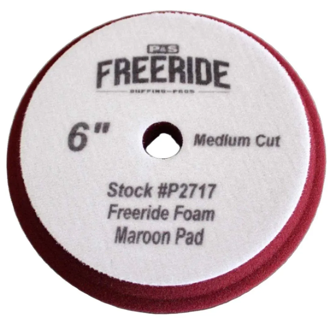 P&S DB Freeride Foam Maroon Pad - Medium Cut