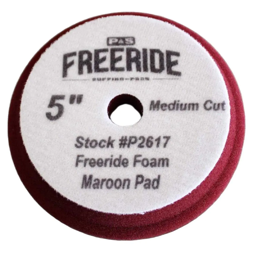 P&S DB Freeride Foam Maroon Pad - Medium Cut