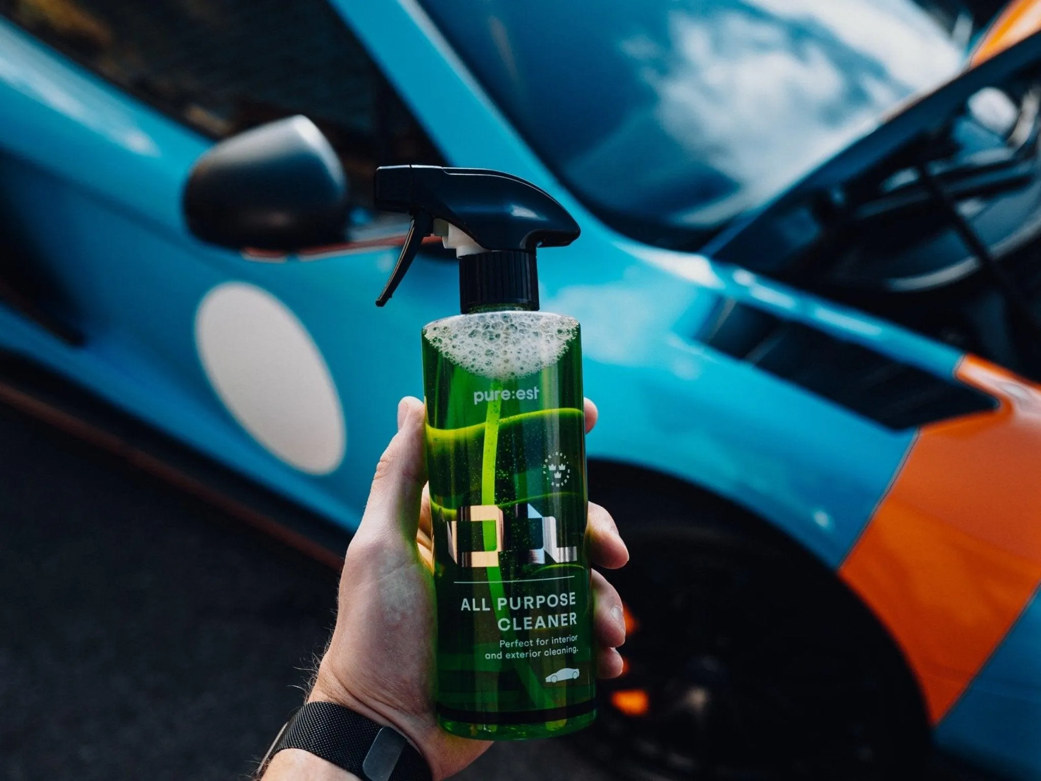 PURE:EST A1 All Purpose Cleaner for Plastic, Rubber, Vinyl, Leather, Carpets and More
